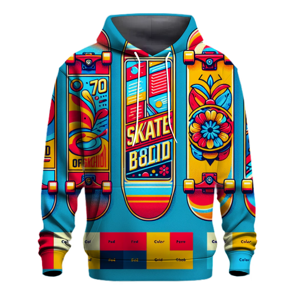 Classic 70s Skate Culture Hoodie