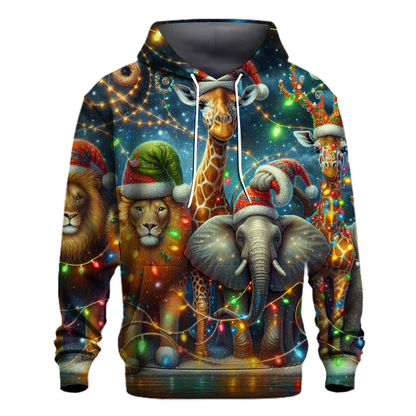 Christmas Lights Safari Hoodie