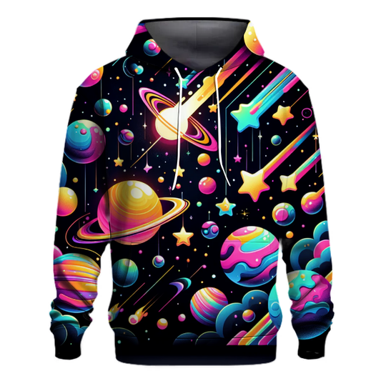 Vivid Space Adventure Hoodie Premium Hoodies