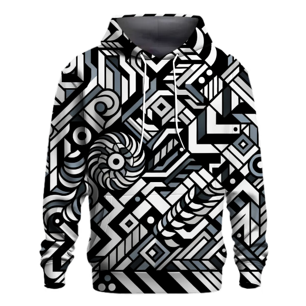 Abstract Geometric Illusions Hoodie