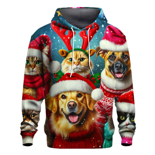 Joyful Holiday Pets Hoodie