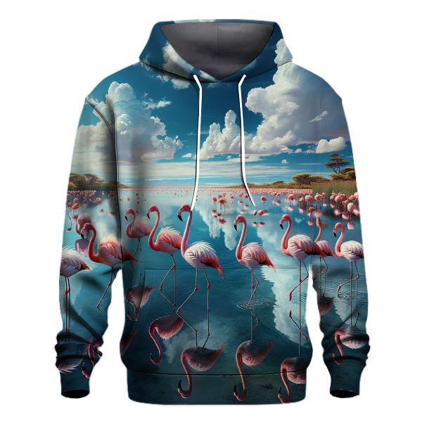 Flamingo Lagoon Hoodie