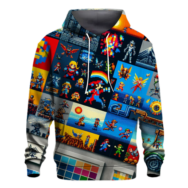 Pixel Art Adventure Hoodie