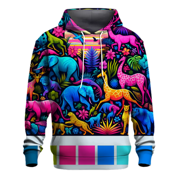 Electric Animal Kingdom Hoodie