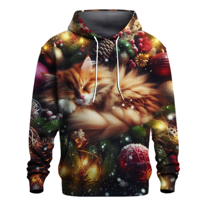 Christmas Cat Nap Hoodie