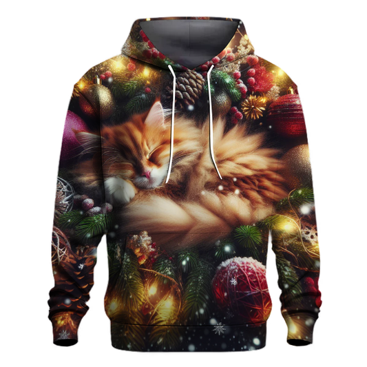 Christmas Cat Nap Hoodie