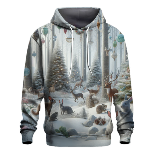 Festive Forest Critters Hoodie