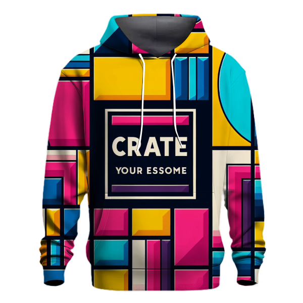 Funky Color Block Hoodie