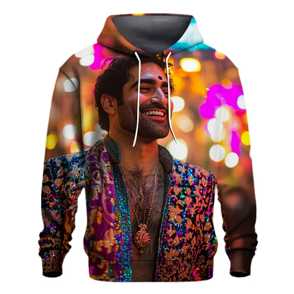 Kumail Nanjiani: Stellar Luminosity of the Celestial Performer Hoodie