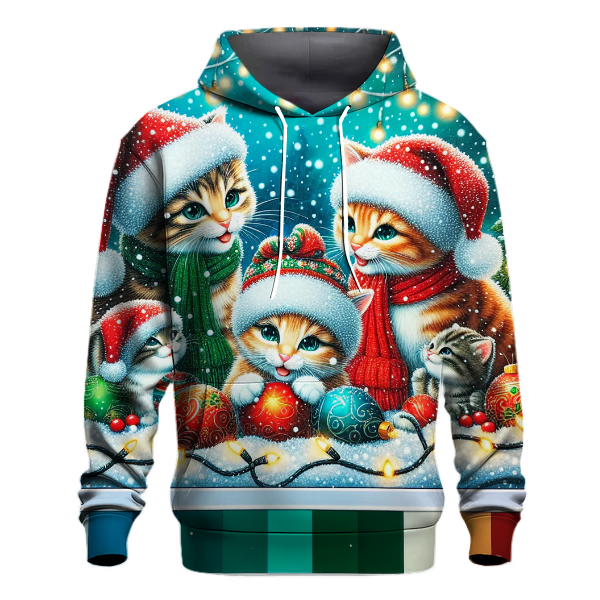 Magical Christmas Cat Kingdom Hoodie