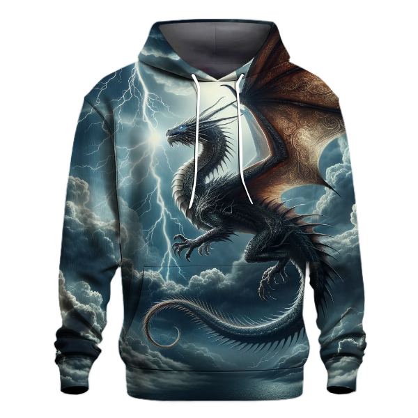 Mystical Dragon Design Hoodie