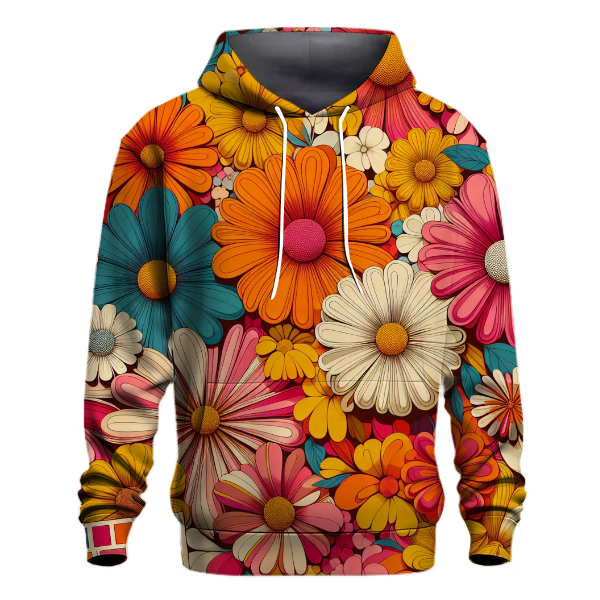 Retro Flower Power Hoodie