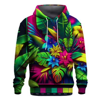 Electric Neon Jungle Hoodie