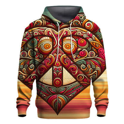 Groovy Love Vibes Hoodie Hoodie Designs