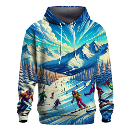 Skiing Winter Escape Hoodie