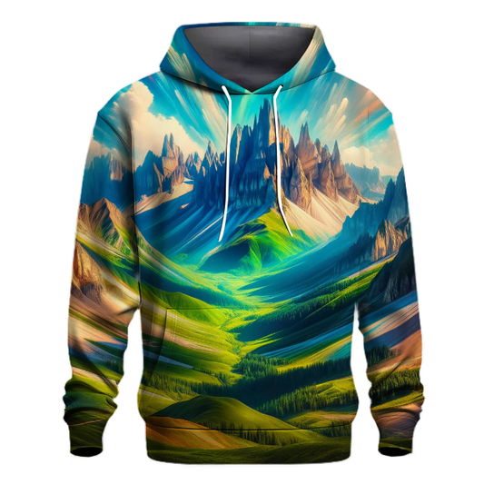 Majestic Mountain Landscape Hoodie