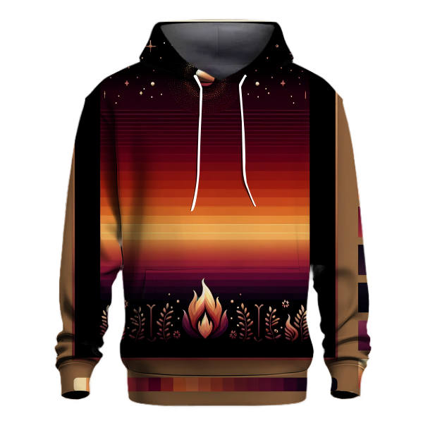 Twilight Ember Hues Hoodie