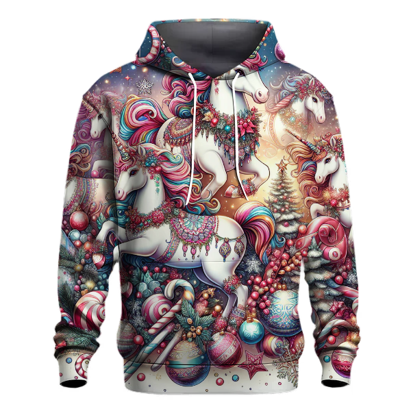 Charming Christmas Unicorns Hoodie