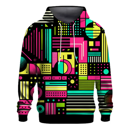 Radical 80s Abstract Hoodie