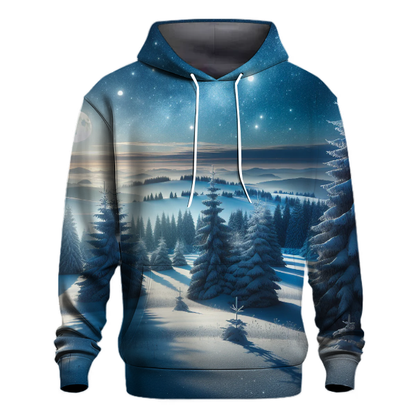 Midnight Snowfall Serenity Hoodie