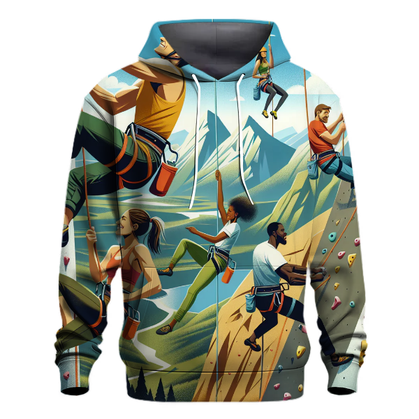 Rock Climbing - Cliff Conqueror Hoodie