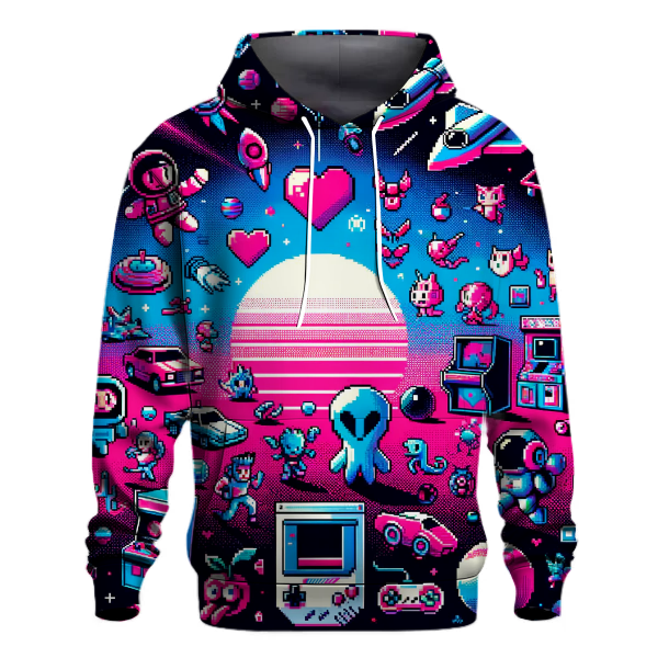 Retro Arcade Vibes Hoodie