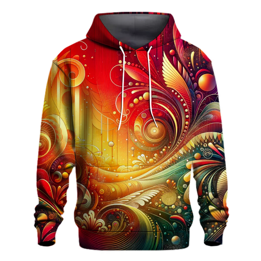 Vibrant Fiesta Gradient Hoodie