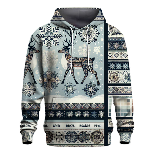 Festive Nordic Pattern Hoodie