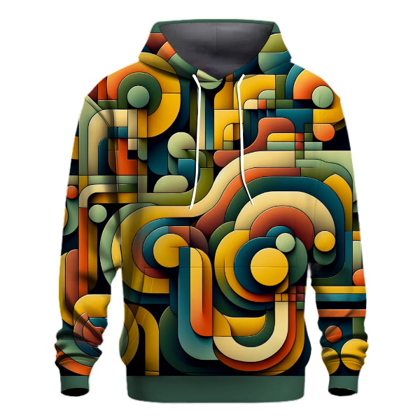 Abstract Geometric Pop Hoodie