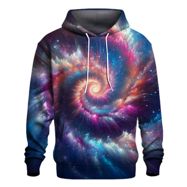 Cosmic Color Burst Hoodie