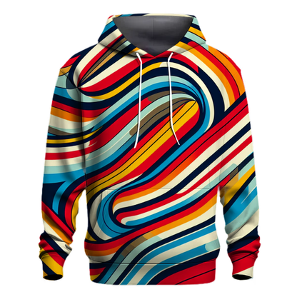 Radical Retro Stripes Hoodie