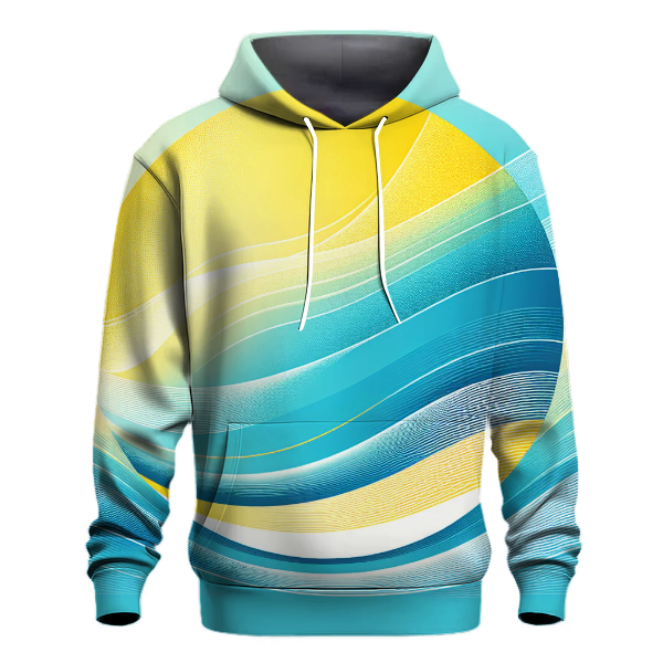 Sunlit Waves Gradient Hoodie