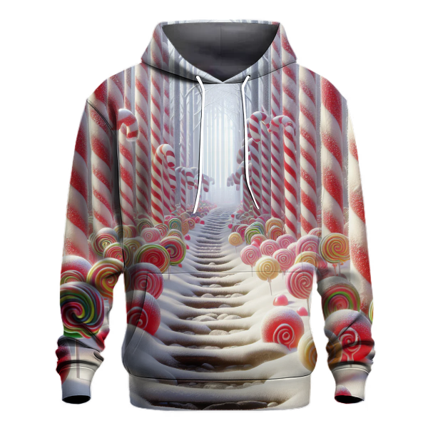 Candy Cane Forest Hoodie