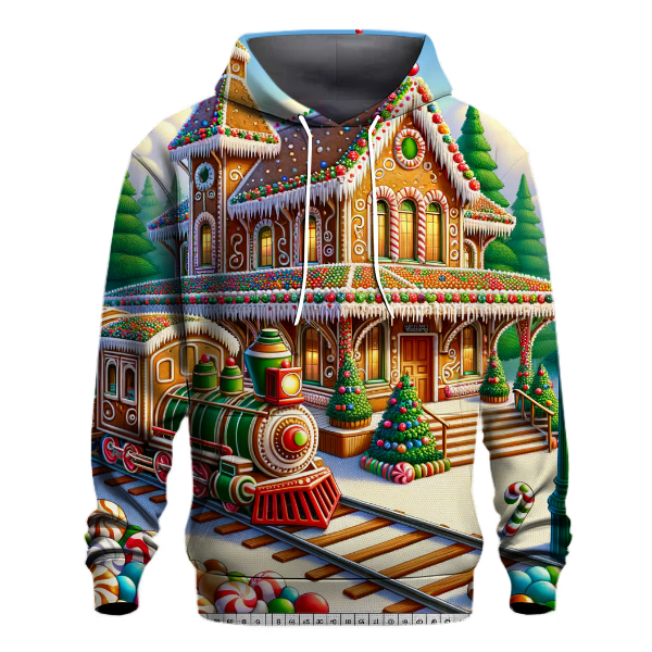 Gingerbread Train Station Hoodie