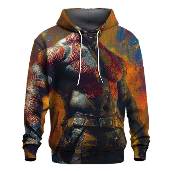 Dave Bautista The Mighty Drax's Comic Valor Hoodie