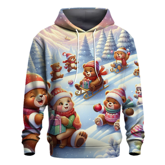 Adventurous Christmas Bears Hoodie