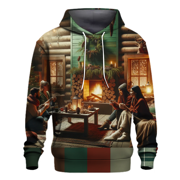 Cozy Cabin Christmas Retreat Hoodie