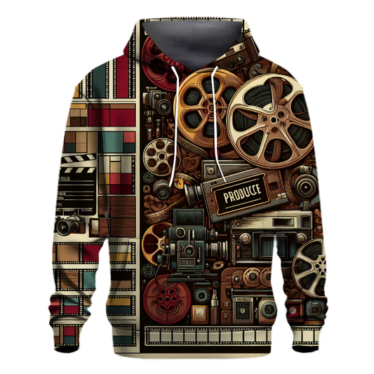 Classic Retro Film Reels Hoodie