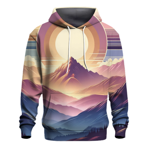 Mountain Dawn Gradient Hoodie