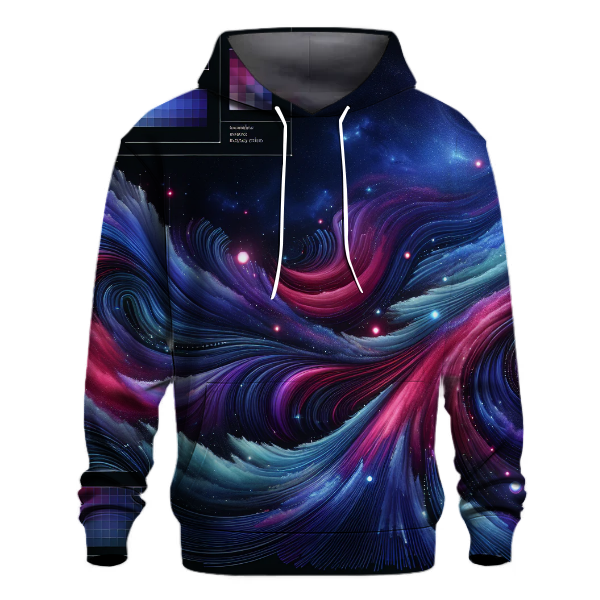 Cosmic Color Waves Hoodie