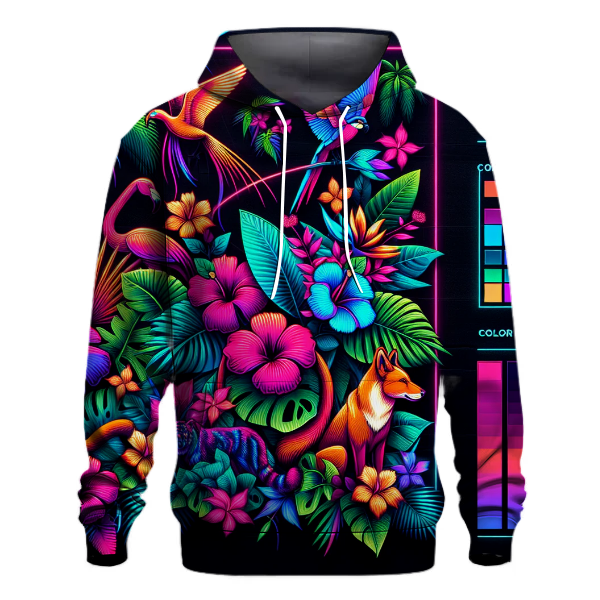 Dynamic Jungle Vibes Hoodie Premium Hoodies