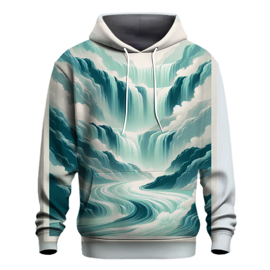 Waterfall Cascade Tie-dye Hoodie