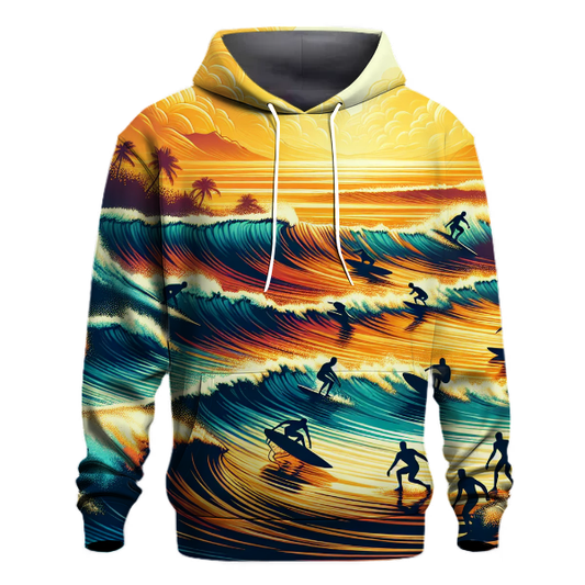 Surfing Waves - Hawaii Hoodie