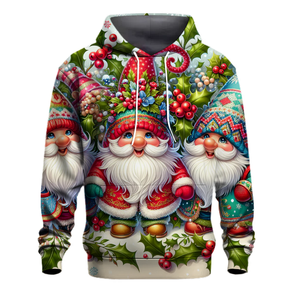 Holly Jolly Gnomes Hoodie