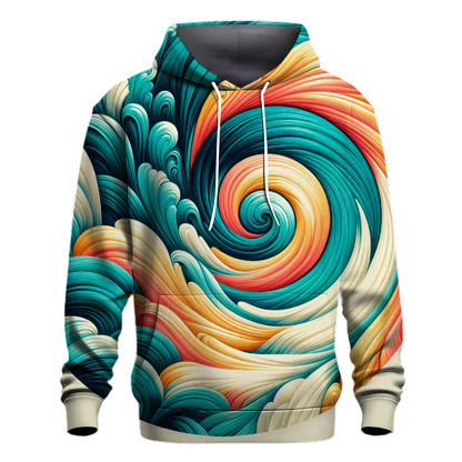 Tropical Breeze Tie-dye Design Hoodie