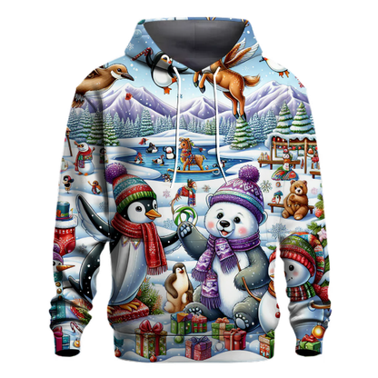 Joyous Holiday Pals Hoodie