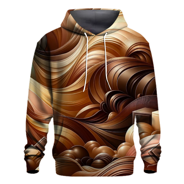 Chocolate Indulgence Gradient Hoodie