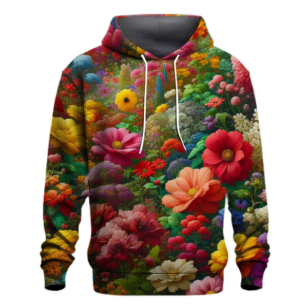 Radiant Floral Explosion Hoodie