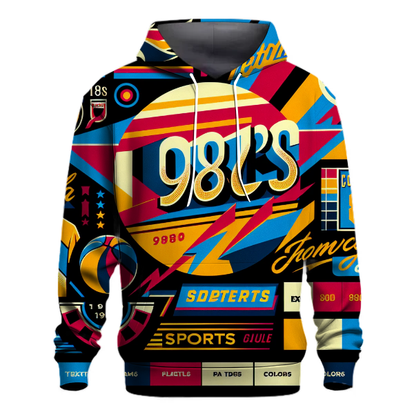 Classic 80s Sportswear Hoodie