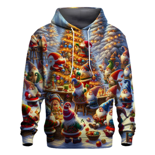 Whimsical Christmas Gnome Hoodie